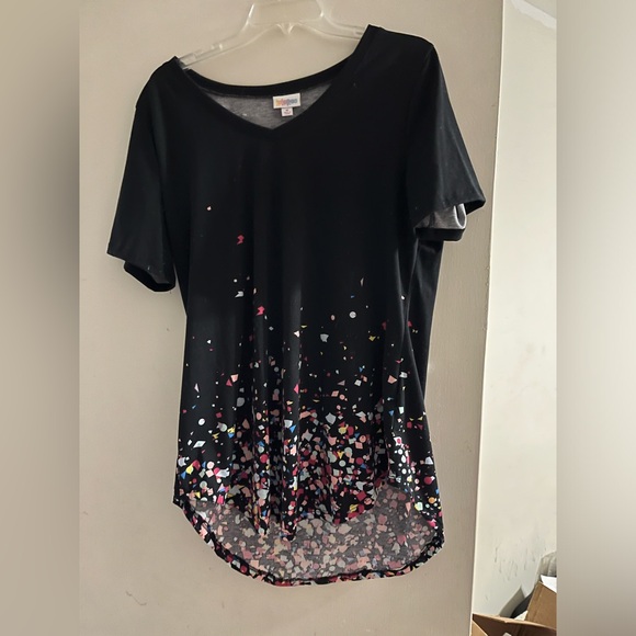 LuLaRoe Tops - LuLaRoe Confetti Print Iris Tunic Size Medium EUC Unicorn Print! (Size Down 1-2)
